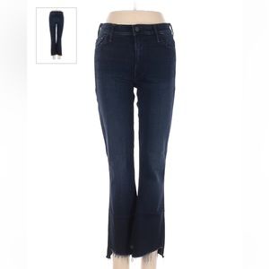 Mother The Insider Crop Two Step Fray